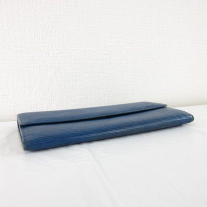 Louis Vuitton Wallet Epi Leather Blue
