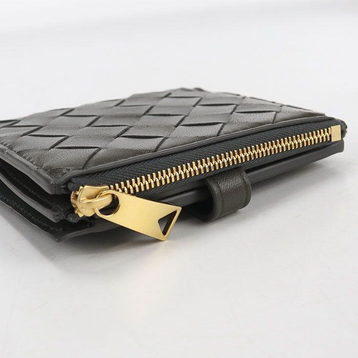 Bottega Veneta Intrecciato Bifold Wallet Lambskin
