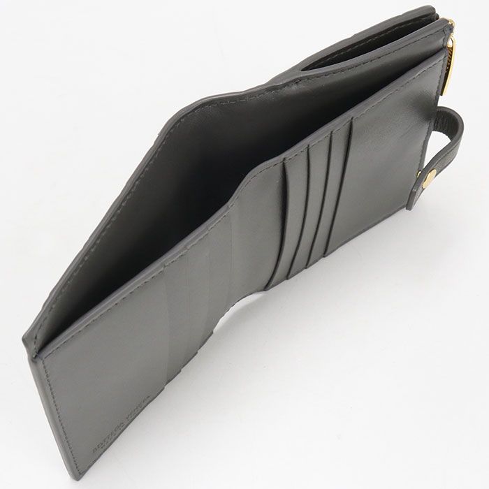 Bottega Veneta Intrecciato Bifold Wallet Lambskin