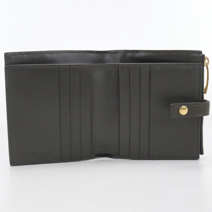 Bottega Veneta Intrecciato Bifold Wallet Lambskin