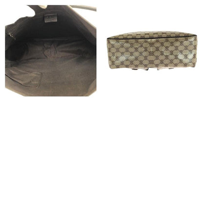 Gucci GG Crystal Brown Beige Gold Hobo Shoulder Bag