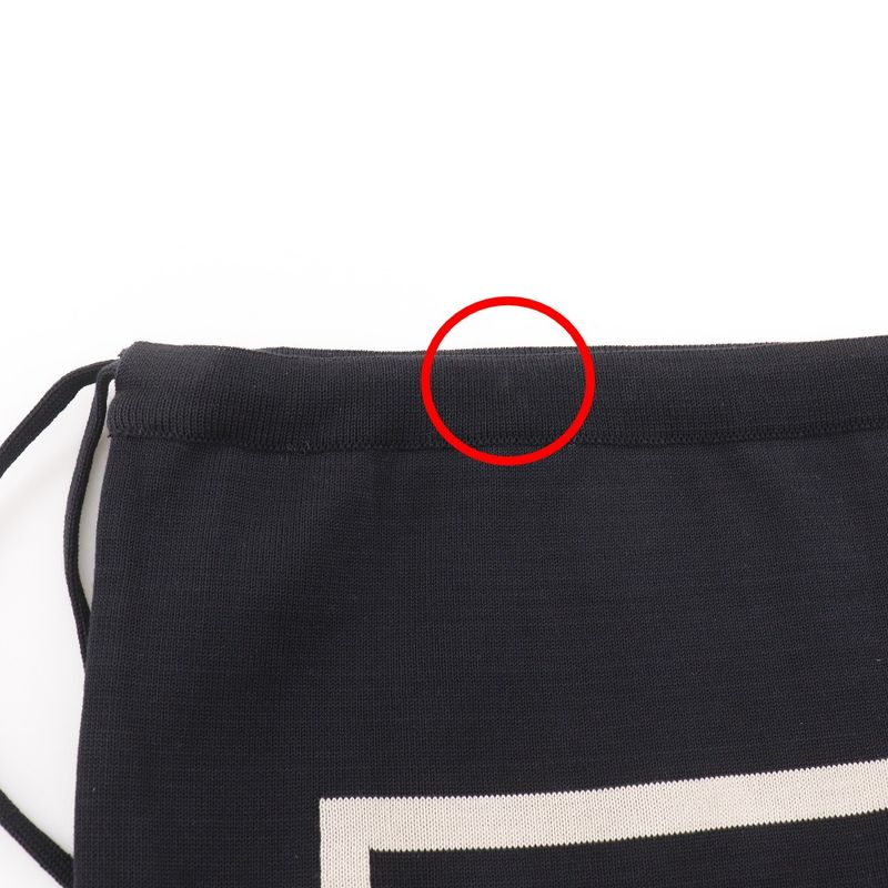 Chanel Nap Sac Sports Line Cotton Black Backpack