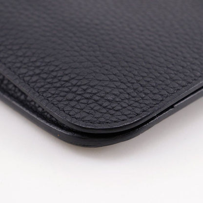 Hermes Dogon Duo Togo Black Wallet