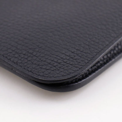 Hermes Dogon Duo Togo Black Wallet