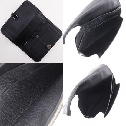 Hermes Dogon Duo Togo Black Wallet