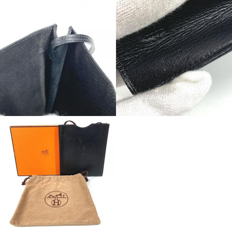 Hermes Shoulder Bag Onimetou Box Calf Black