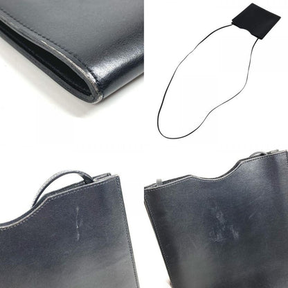 Hermes Shoulder Bag Onimetou Box Calf Black