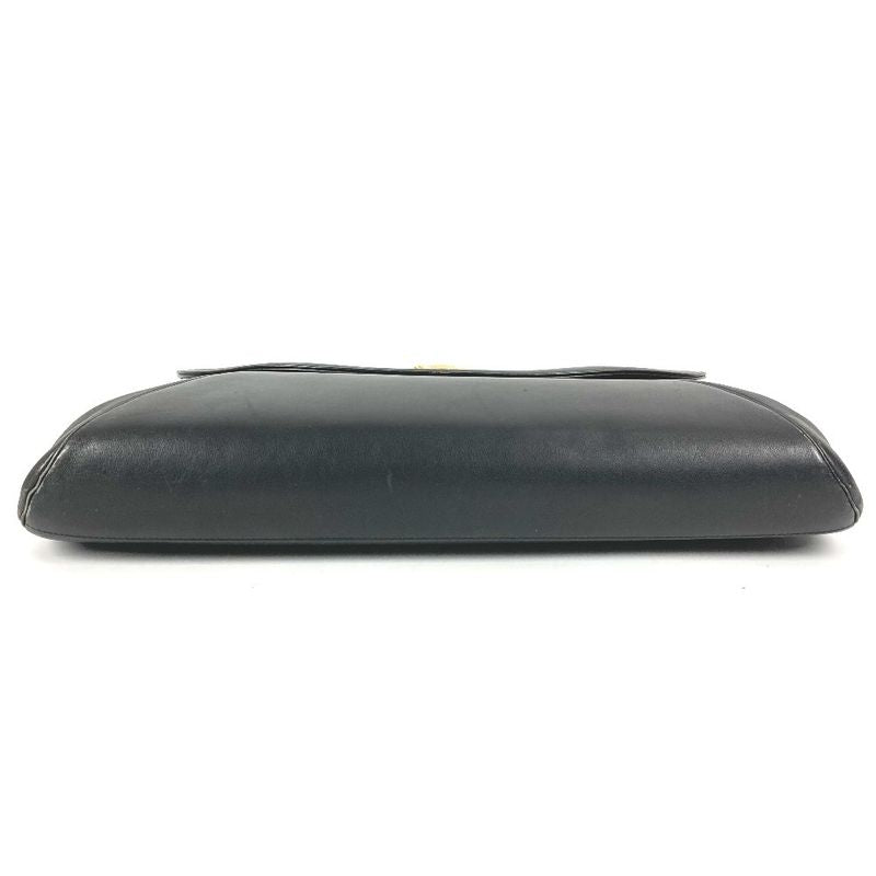 Cartier Business Bag Panthère Logo Leather Black