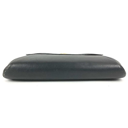 Cartier Business Bag Panthère Logo Leather Black