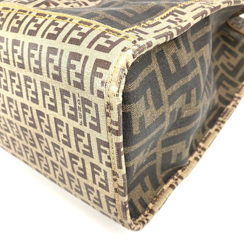 Fendi Shoulder Bag Zucca Zucchino Brown