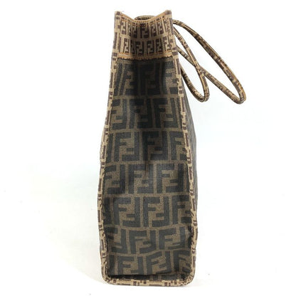 Fendi Shoulder Bag Zucca Zucchino Brown