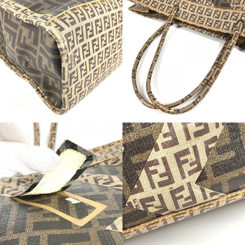 Fendi Shoulder Bag Zucca Zucchino Brown