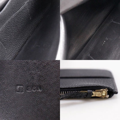 Hermes Dogon GM Taurillon Clemence Black Gold I Wallet