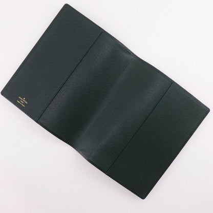 Louis Vuitton Agenda Bureau Notebook Cover Taiga Epi Sear Dark Green