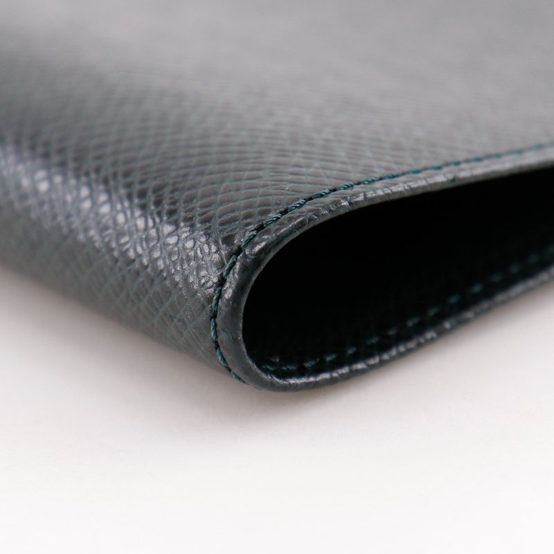 Louis Vuitton Agenda Bureau Notebook Cover Taiga Epi Sear Dark Green