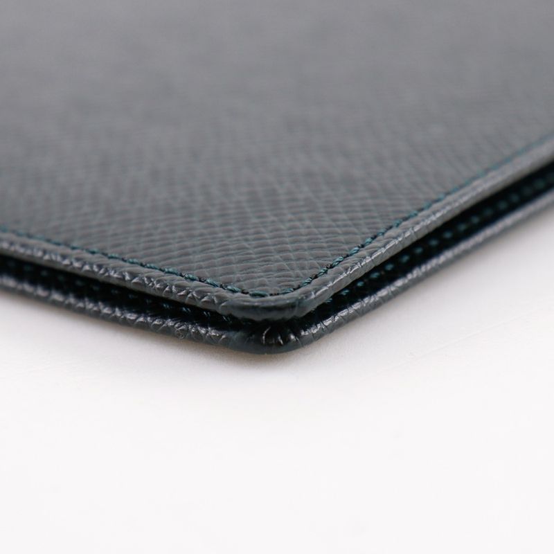 Louis Vuitton Agenda Bureau Notebook Cover Taiga Epi Sear Dark Green
