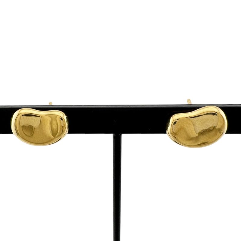 Tiffany & Co Bean Earrings 18k Yellow Gold