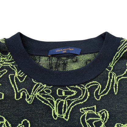 Louis Vuitton Knit Wavy Monogram M LV Sweater