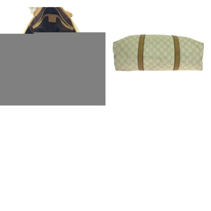 Gucci Beige Brown Gold GG Supreme Canvas Business Tote