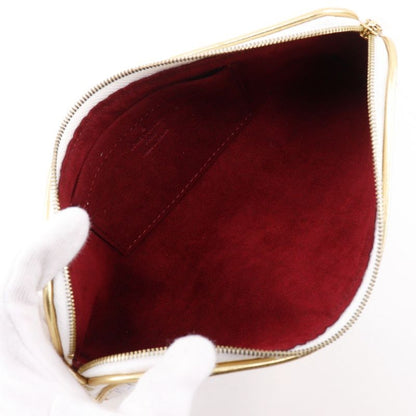 Louis Vuitton Kate Pouch Monogram Multicolor Blanc White Clutch