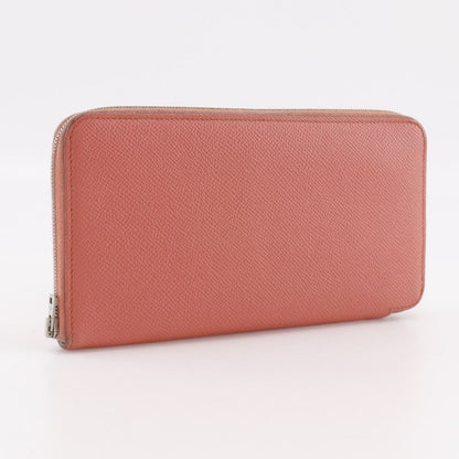 Hermes Azap Long Silk in Veau Flamingo Pink Wallet