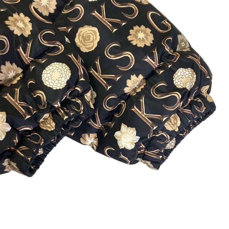Gucci Ken Scott Down Jacket All Over Pattern 2-Way Vest 44 Black