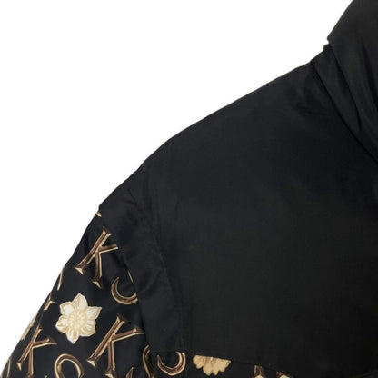 Gucci Ken Scott Down Jacket All Over Pattern 2-Way Vest 44 Black