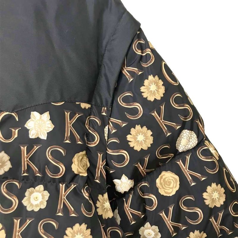 Gucci Ken Scott Down Jacket All Over Pattern 2-Way Vest 44 Black