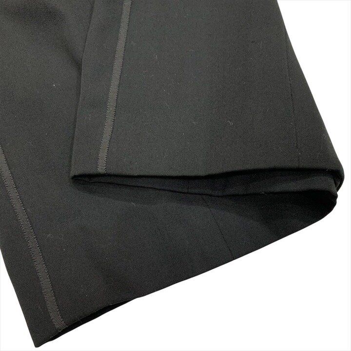 Chanel CC Logo Button Vintage Suit Skirt Set Black