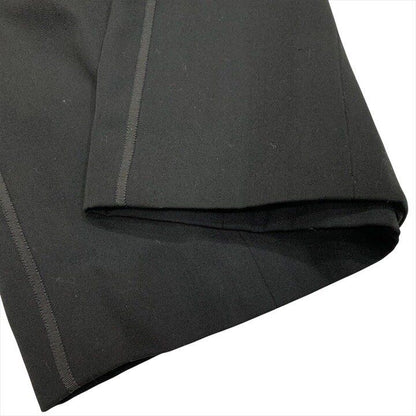 Chanel CC Logo Button Vintage Suit Skirt Set Black