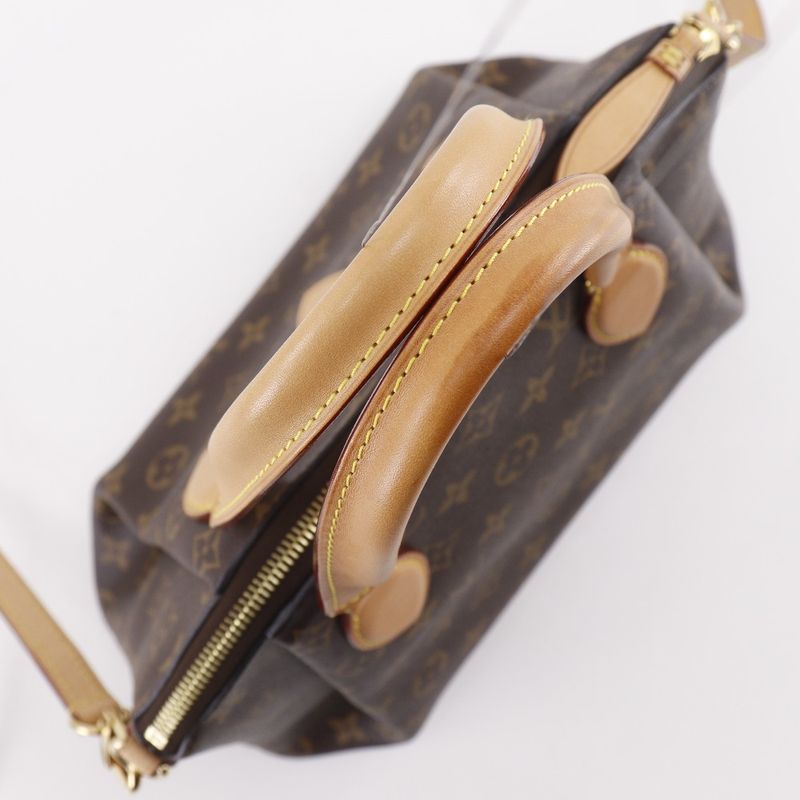 Louis Vuitton Rivoli PM 2-Way Shoulder Monogram Canvas Brown Handbag