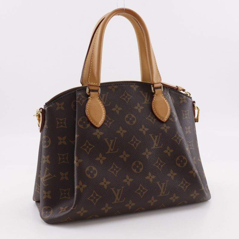 Louis Vuitton Rivoli PM 2-Way Shoulder Monogram Canvas Brown Handbag