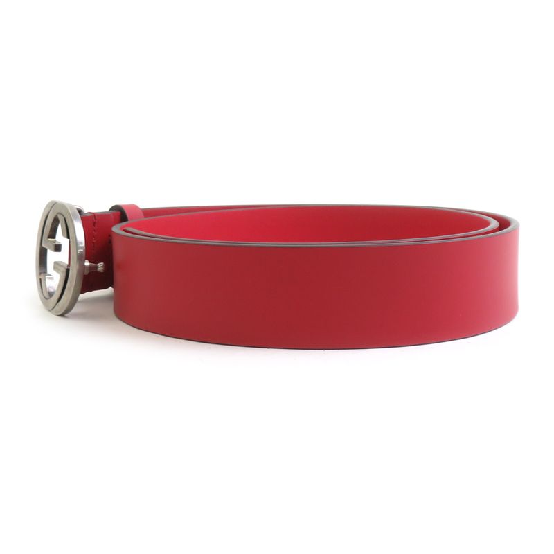 Gucci Belt Interlocking Red