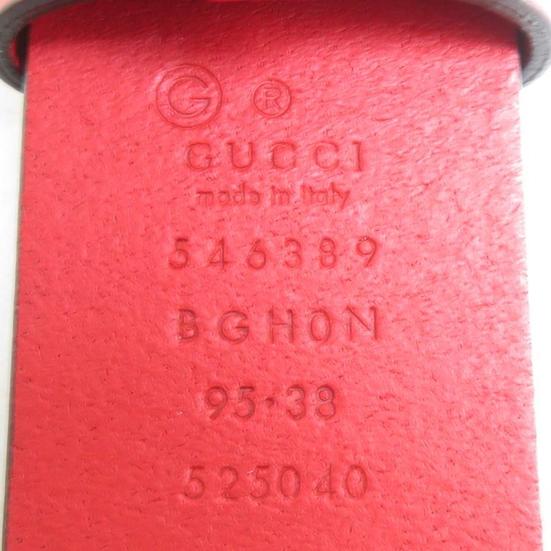 Gucci Belt Interlocking Red