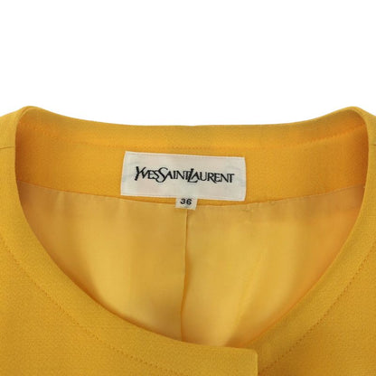 Saint Laurent Yves Vintage YSL 36 Yellow Gold Wool Jacket