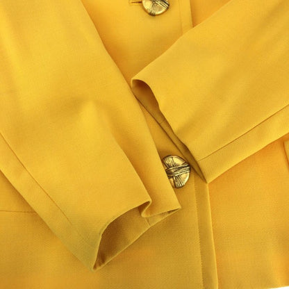 Saint Laurent Yves Vintage YSL 36 Yellow Gold Wool Jacket