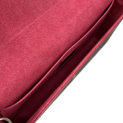 Louis Vuitton Wallet Epi Pochette Felice Noir Hot Pink Leather