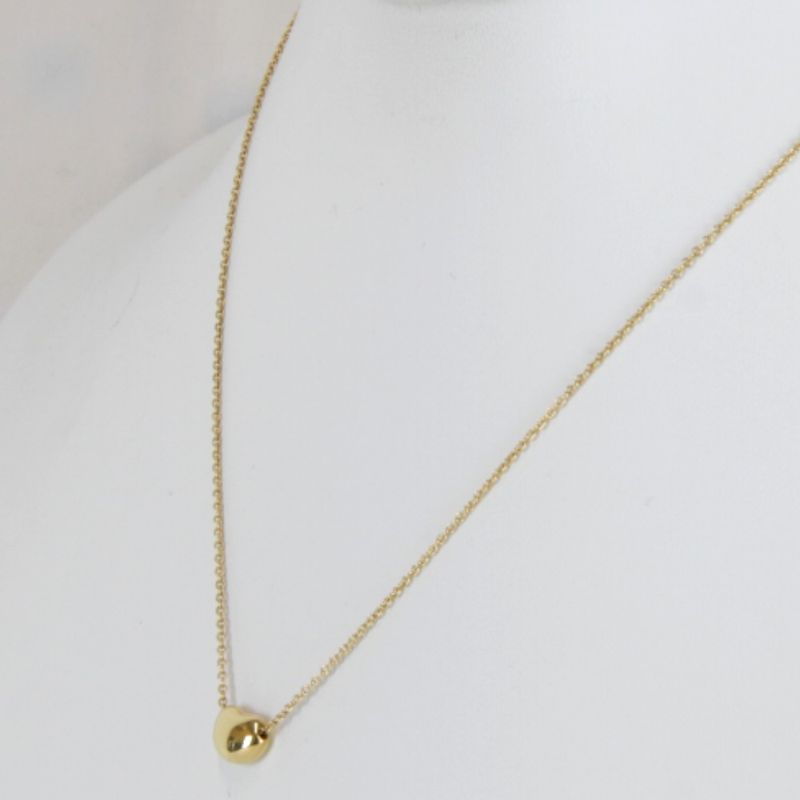 Tiffany & Co 18k Elsa Peretti Bean Necklace