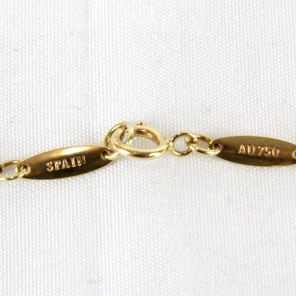 Tiffany & Co 18k Elsa Peretti Bean Necklace