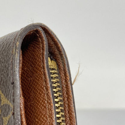 Louis Vuitton Wallet Monogram Compact Zip Brown