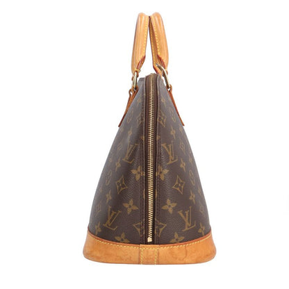 Louis Vuitton Alma Monogram Handbag Canvas Brown
