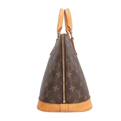 Louis Vuitton Alma Monogram Handbag Canvas Brown