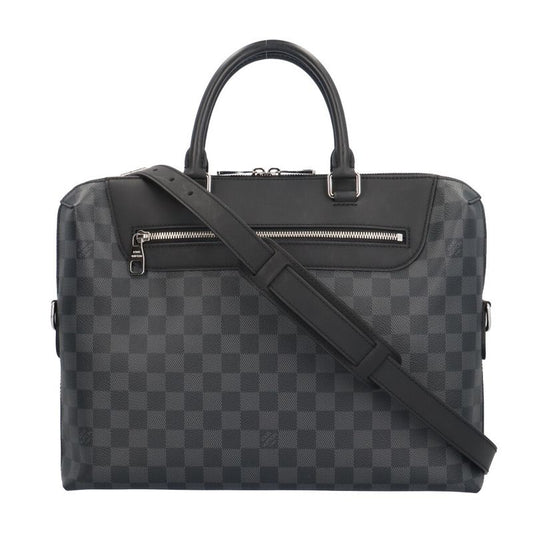 Louis Vuitton Porte Document Journ NM Damier Graphite Briefcase Canvas