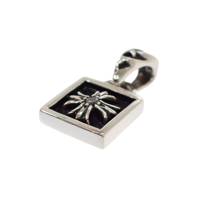 Chrome Hearts Frmd CH Pls Dmnd Pendant Top Diamond