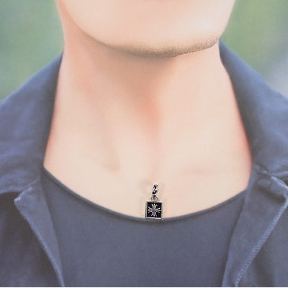 Chrome Hearts Frmd CH Pls Dmnd Pendant Top Diamond