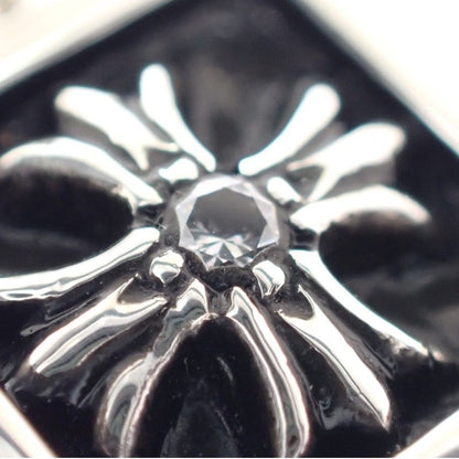 Chrome Hearts Frmd CH Pls Dmnd Pendant Top Diamond