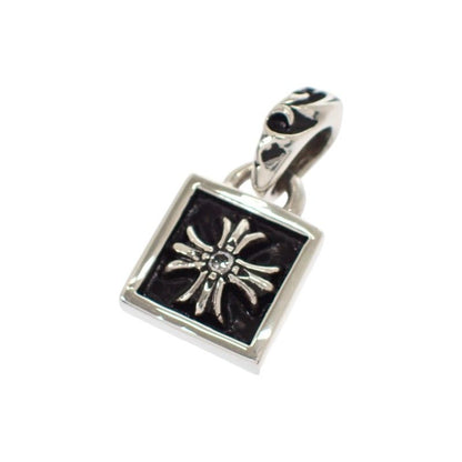 Chrome Hearts Frmd CH Pls Dmnd Pendant Top Diamond