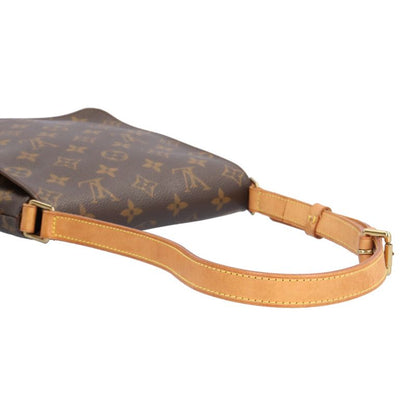 Louis Vuitton Musette Salsa Short Monogram Shoulder Bag Canvas Brown