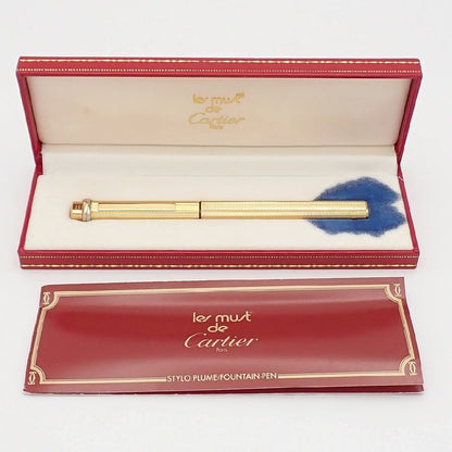 Cartier Trinity Oval Fountain Pen Gold