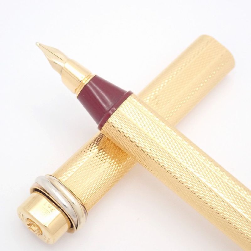 Cartier Trinity Oval Fountain Pen Gold